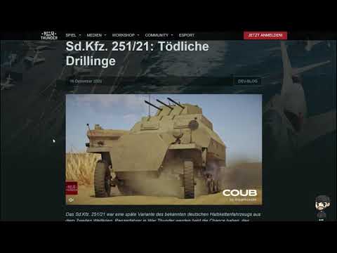 Let's Play War Thunder #99 Deutsch Dev Blog News F-84F und Sd Kfz  251/21
