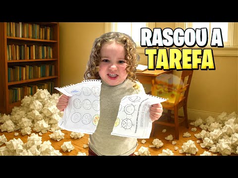 DIVA DID HER SCHOOL HOMEWORK | *she got angry and tore it up*