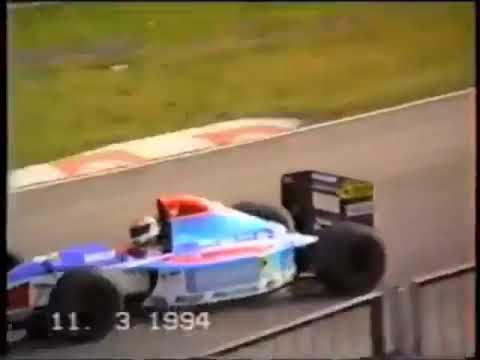 1994 March 11 - Pierluigi Martini test Minardi M193B @ Imola