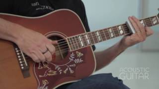 Video thumbnail for The Gibson Hummingbird Vintage Model is a High-Flying Acoustic Guitar by Acoustic Guitar Magazine
