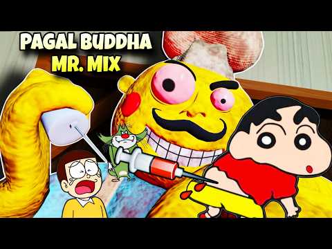 Roblox Mr. Mix Vs Shinchan Nobita And Friends | Horror Funny Gameplay