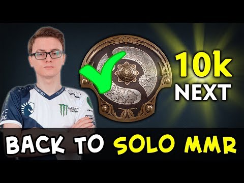 Miracle first TI next 10k — back to solo MMR