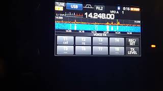 9K2OW IU1OLR qso Cobweb antenna