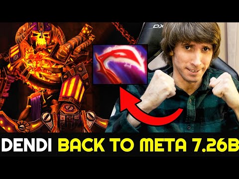 BACK to META - DENDI Picked FORGOTTEN HERO on Mid 7.26 Dota 2