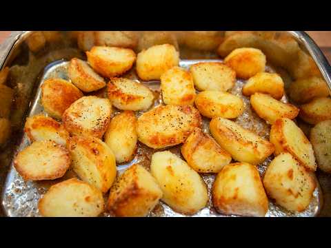 Traditional Roast Potatoes:  Crispy, Fluffy, Perfect Every Time