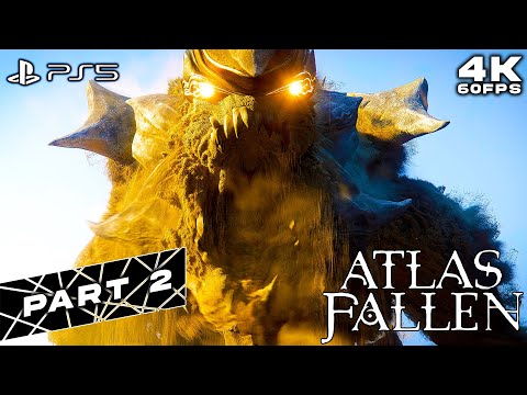 ATLAS FALLEN PS5 Walkthrough Gameplay Part 2 - No Commentary (4K60FPS)