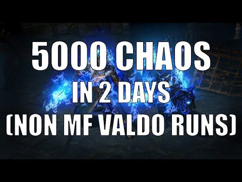 Ethical 5000 Chaos Stack In 2 Days From Alch-and-Go Valdo's T4-T6 Maps - Path of Exile: Ritual