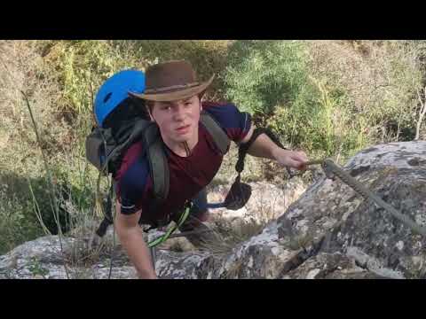 Exciting climb up Medusa Castle cliffs #adventure #viaferrata #climbing