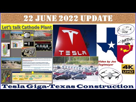 Tesla Gigafactory Texas 22 June 2022 Cyber Truck & Model Y Factory Construction Update (07:15AM)