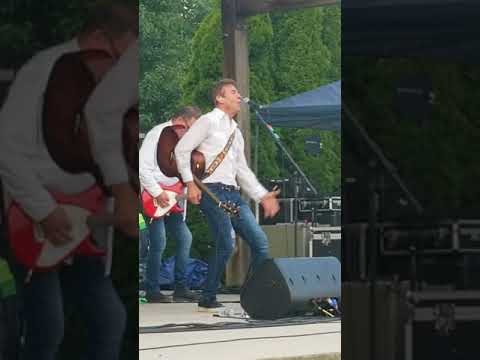Dennis Quaid and the sharks Gas City Concert in the Park. July 3rd, 2018 Great balls of fire!