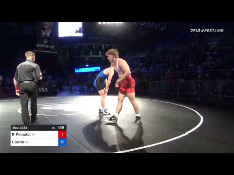 195 Lbs 3rd Place - Robert Plympton, Oregon Vs Ian Smith, Wisconsin 3a16