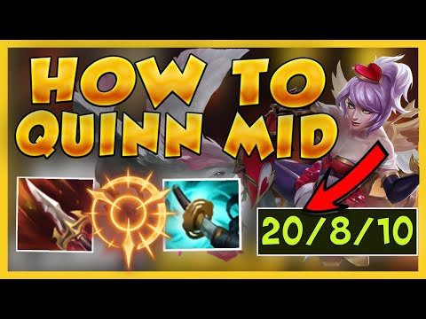 #1 QUINN WORLD THIS IS HOW YOU STOMP YOUR ENEMIES WITH QUINN MID (BIG COMEBACK) - League of Legends