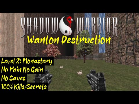 Shadow Warrior: Wanton Destruction | No Pain No Gain, 100% | Level 2: Monastery