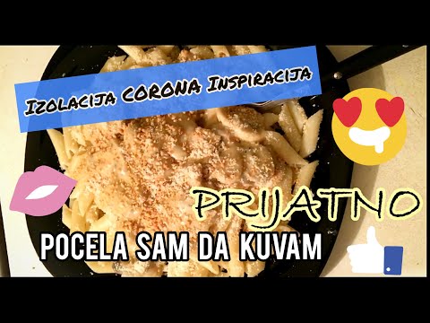 Umesto da pevam , resila sam da kuvam / PASTA sa Sampinjonima - Natasa Vodenicar