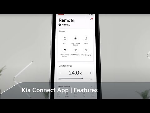 Kia Connect App - Remote climate control & EV charging schedule