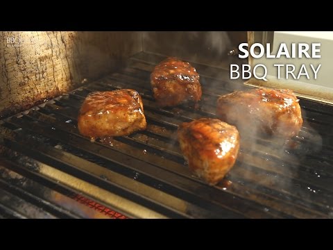 Solaire BBQ Tray Accessory for Indirect Cooking Video