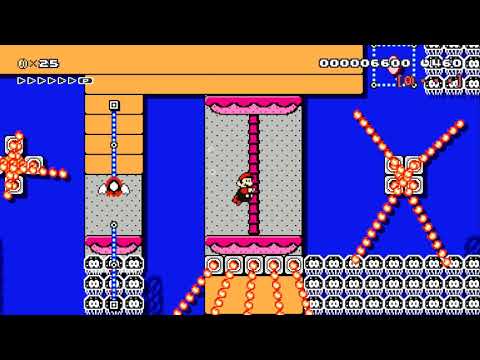 SMB3DX 3-6 Cheep Cheep Chateau by Carlos (: - SUPER MARIO MAKER - NO COMMENTARY 1ba