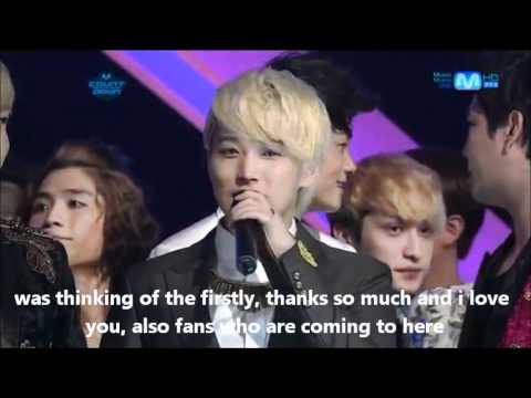[ENG SUB] 20120712 M! Countdown the winner is Super Junior + Encore