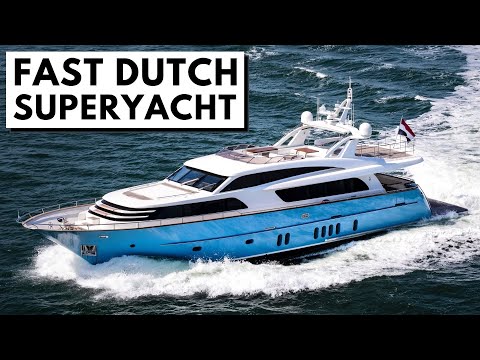 2021 VAN DER VALK "HELGA" Raised Pilothouse Fast Aluminium SuperYacht Tour