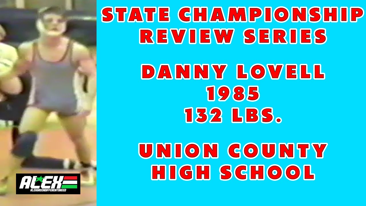 State Wrestling Championship match review w/ Danny Lovell (Union County; 1985 132 lbs.)