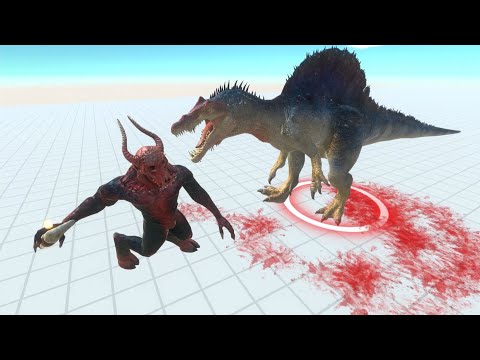 Infernals vs Carnivore Dinosaurs FACTION BATTLE in ARBS - Animal Revolt Battle Simulator