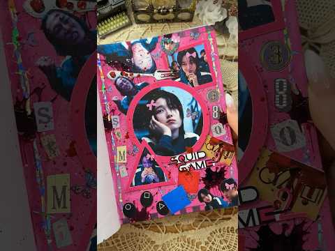 ASMR Squid Game player 380 Se-Mi🦑🎲🕹️🎰|#asmr #squidgame #fyp #diy #scrabooking #journaling #viral