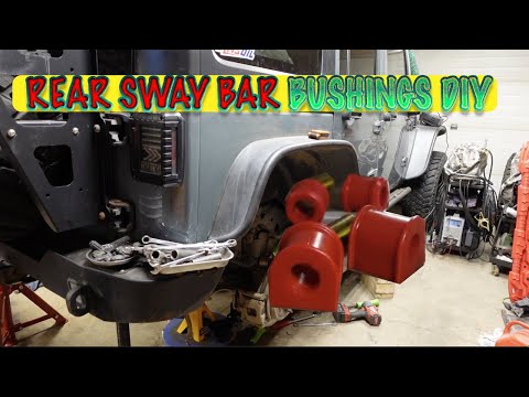 Jeep JKU Rear Sway bar Bushing DIY