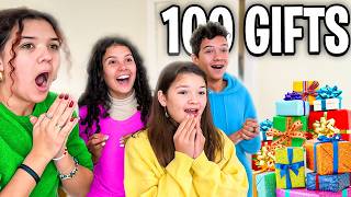 We gave our 6 kids 100 GIFTS! *only keep 1*