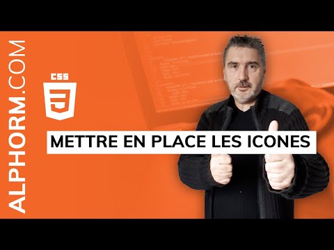 Mettre en place les icones sous CSS Vidéo Tuto