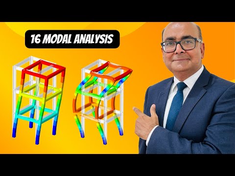 16 Modal Analysis of a Three story Building | Structural Dynamics – ABAQUS Tutorial