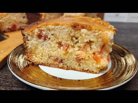 Trini Sponge Fruit Cake / Fruit Cake Slice / Vanilla Sponge Cake - Episode 2212