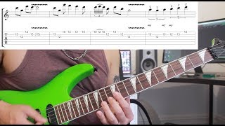 How to play ‘Dying In Your Arms’ by Trivium Guitar Solo Lesson w/tabs