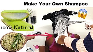How to make Shampoo | Aloe Vera & Rosemary Shampoo | Non-Toxic & Clarifying Shampoo
