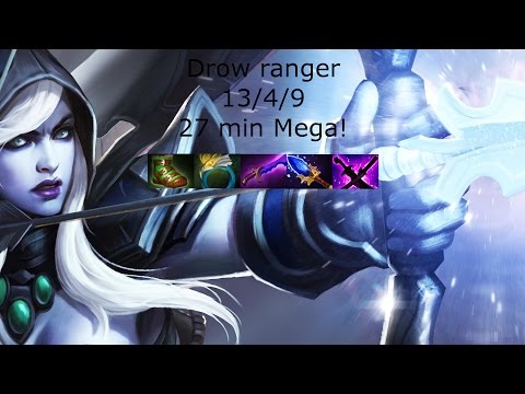 Dota 2 - Drow ranger & Disruptor - 27min megacreeps!