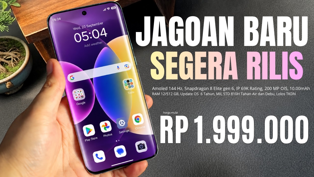 JANGAN BELI HP DULU‼️ADA HP SNAPDRAGON 8 ELITE GEN 6, RAM 12/512GB, 10.000mAh,  RILIS DI INDONESIA