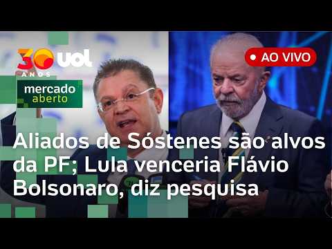 PF faz operação e mira aliados do líder do PL na Câmara; Atlas: Lula lidera contra Flávio Bolsonaro