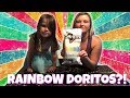 RAINBOW DORITOS CHIPS FLAVOR TASTE TEST REACTION CHALLENGE 2018 GIVEAWAY