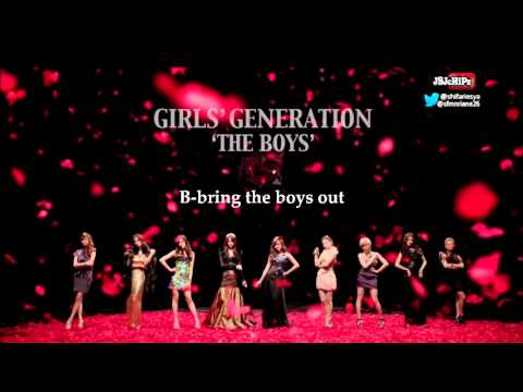 Girls' Generation - The Boys (English Version) Karaoke (Official Instrumental with Backup Vocal)