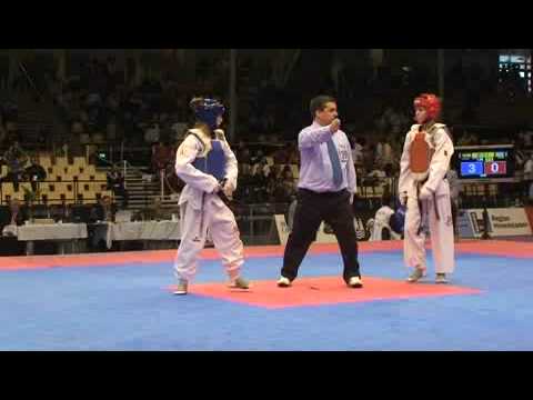 Female -46KG 2009 World Taekwondo Championships Copenhagen Spain vs Ukraine R1