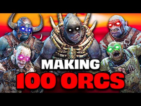 I died to 100 Orcs In Shadow of Mordor to Create my own Nemesis System Story