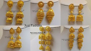 Designer gold JHUMKA |PINJADA |earrings Designs with weight under 7 gram to 20 gram