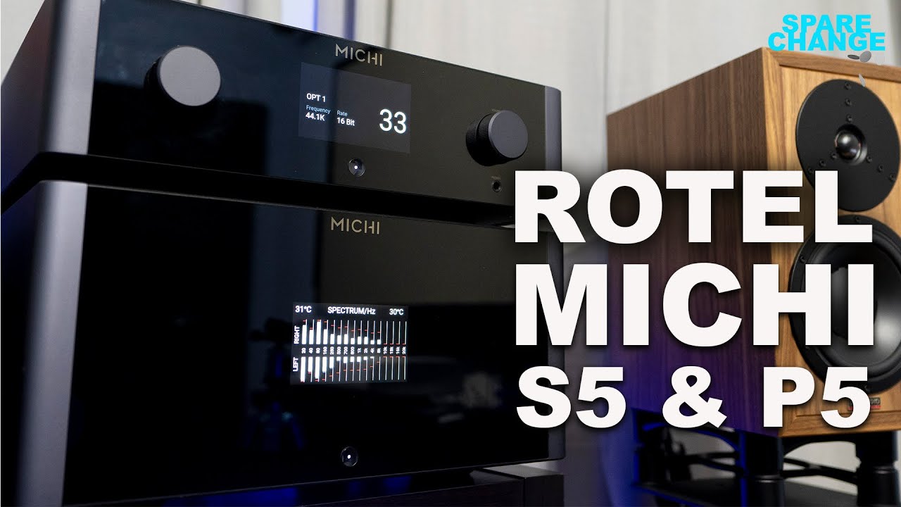 Smooth & Balanced! Rotel MICHI P5 & S5 Preamp Amplifier Review