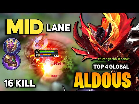 Midlane Aldous Best Build 2023 [ Aldous Top Global Gameplay ] By √Pangeran-Kodok°- Mobile Legends