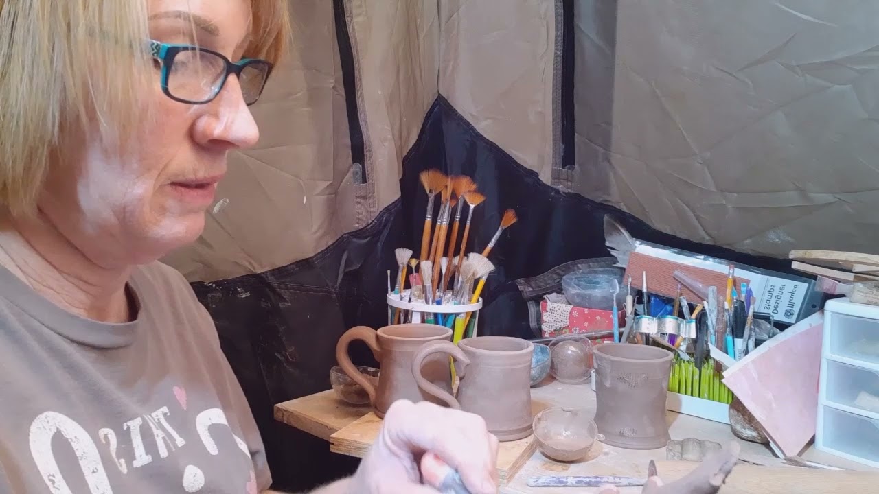 Okie Pottery- The pottery process of making a mug