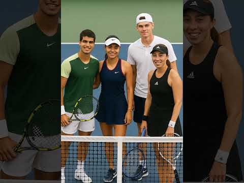 🔥 US Open Mixed Doubles Showdown: Alcaraz & Raducanu vs Draper & Pegula – Who You Got? 🎾