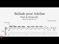 Ballade pour Adeline - Guitar Tutorial + TAB
