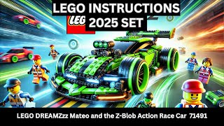 LEGO INSTRUCTIONS: Build the EPIC LEGO DREAMZzz Mateo and Z-Blob Action Race Car 71491