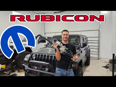 Adding RUBICON Sway Bar DISCONNECT SWAP Jeep Wrangler DIY