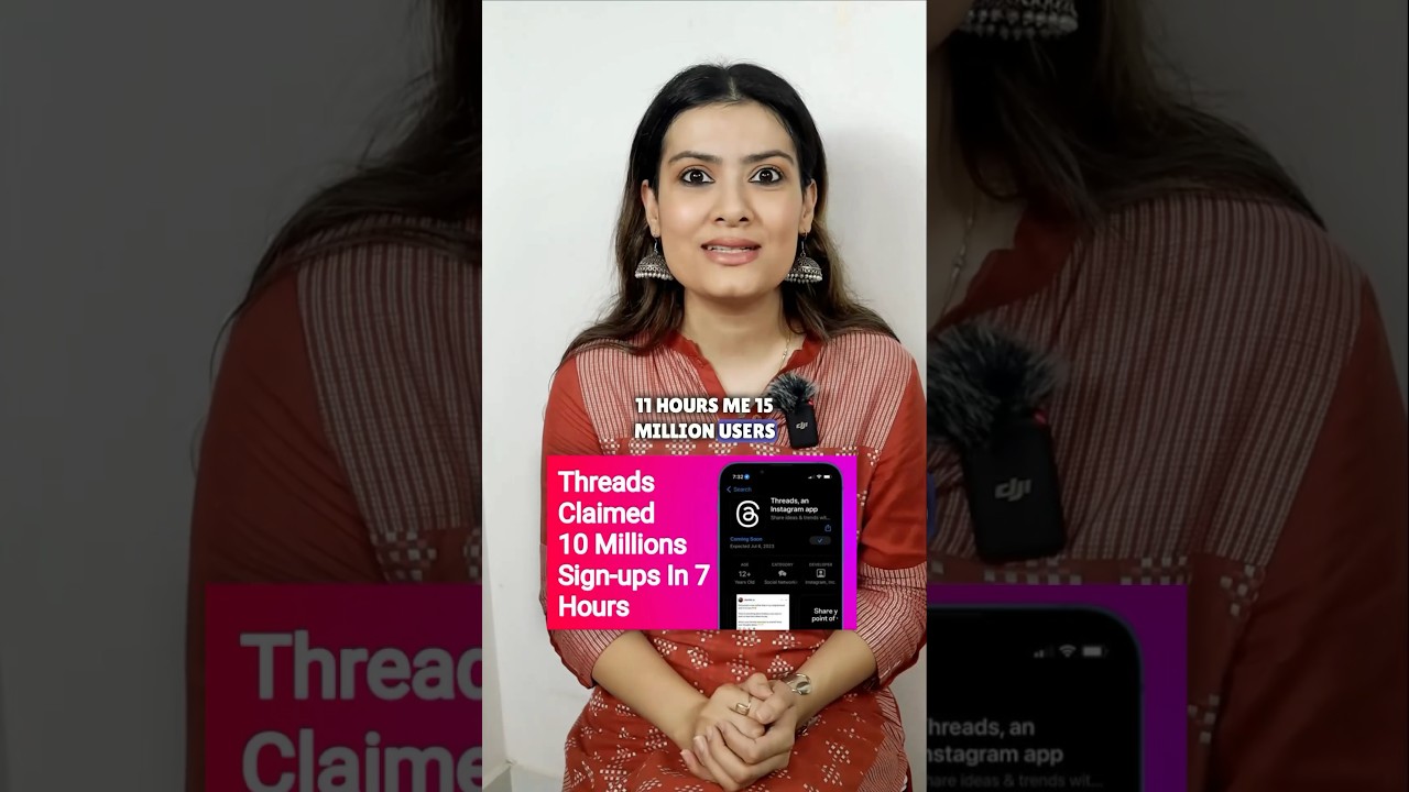 Threads app | Instagram launched new app | All about threads | Shanika Khurmi | #ashortaday #shorts