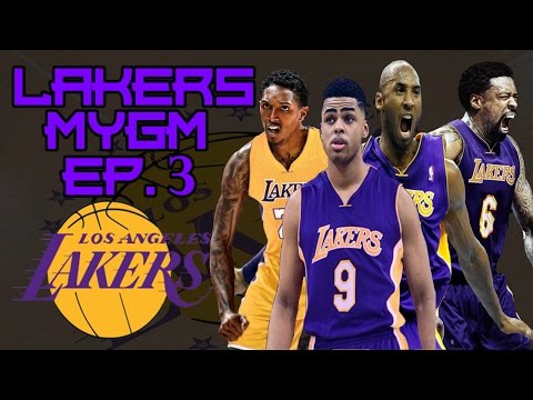 NBA2K15 LA Lakers MyGM EP. #3: W/ D'Angelo Russell! Super Clutch SHOT!